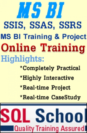 Realtime Online Training on SQL Business Intelligence @ SQL 